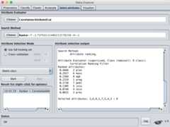 Weka Correlation-Based Feature Selection Method
