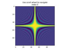 Use scroll wheel to navigate index 0