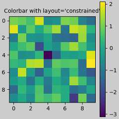 Colorbar with layout='constrained'