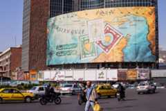 A general view of Tehran.