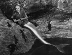 Actress Glynis Johns as a Mermaid, 1948