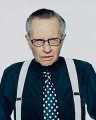 Image may contain Larry King Human Person Suspenders Accessories Tie and Accessory