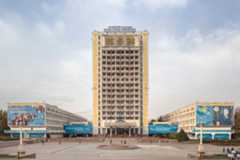 view of large building