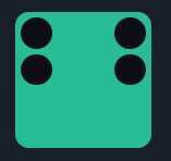 duas colunas com dois pontos juntos cada