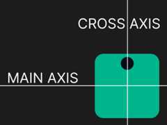 justify-content: center