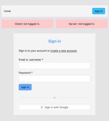 NextAuth sign in form with Credentials