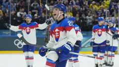 Juraj Slafkovský po zápase Švédsko - Slovensko na ZOH 2026.