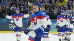 Juraj Slafkovský po zápase Švédsko - Slovensko na ZOH 2026.