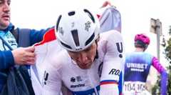 Slovenský cyklista Lukáš Kubiš.