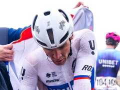 Slovenský cyklista Lukáš Kubiš.