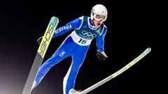 Slovenský skokan na lyžiach Hektor Kapustík.