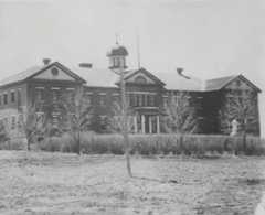 The Crowfoot Indian Residential School located at Blackfoot Crossing, Alberta.
