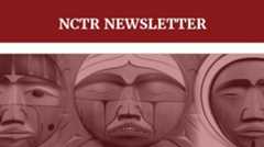 NCTR newsletter banner featuring a photograph of three sides of the Bentwood Box.
