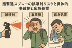 【2025年】熊避けスプレーで助かった人はいない?|日米の成功事例と統計データ(動画付き) 46 bear spray safety guide02 【2025年】熊避けスプレーで助かった人はいない?|日米の成功事例と統計データ(動画付き)