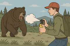 【2025年】熊避けスプレーで助かった人はいない?|日米の成功事例と統計データ(動画付き) 7 熊撃退スプレーの噴射方法・使用法・注意点(動画付き)・助かった事例