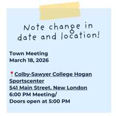 Town Meeting info