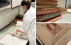 U POČETKU BIJAŠE KRALJEVSTVO – Izložba povodom 1100 godina Hrvatskoga Kraljevstva Fotografije pakiranja građe NSK za izložbu u Klovićevim dvorima