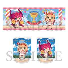 京まふ2020 Fate/Grand Order 咲良ゆき描き下ろしミニキャライラスト使用スポーツタオル&アクリルマスコットセット