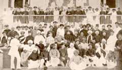 The first session of the Indian National Congress met in December 1885 in Bombay