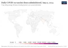 A thumbnail of the "Daily COVID-19 vaccine doses administered" chart