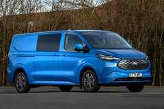 The Ford E-Transit Custom is eligible for the large-van grant.