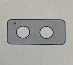 a rectangle labeled 'R' with two empty circles on the left and right halves of the rectangle. The text calls these circles 'holes'.