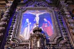 tableau : Calvaire avec sainte Madeleine