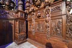 retable (retable architecturé), vue partielle