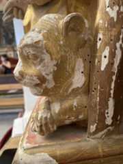 statue-reliquaire de saint Marc, détail du lion