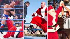 Professional wrestling around Christmastime isn't just about high-flying moves and body slams. Explore the twelve most iconic and surprising wrestling moments that took place around Christmas, where the festive spirit and ring energy collided in an unforgettable way!