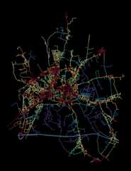 Straightness centrality