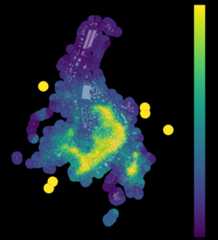 Local Simpson's diversity of area