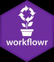hex sticker for workflowr R package
