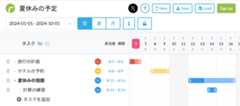 ログインなしで無料で誰でも使えるガントチャート