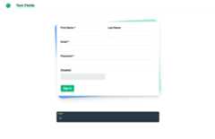 Vue Dynamic Forms Demo