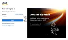 Amazon Cognito - Root user sign in