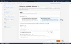 Amazon Cognito - Configure message delivery