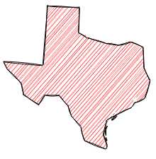 Rough.js texas map
