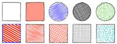 Rough.js fill examples