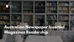Australian Newspaper Inserted Magazines Readership, 12 months to September 2025