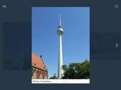 Open slide with a picture of the Berlin television tower