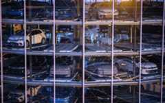 Склад готовой продукции Volkswagen.