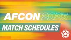 The complete schedule for the 2025 AFCON in Morocco.