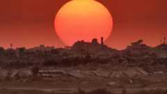 غزة عند المغيب - في 19 آب/أغسطس 2025