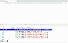 SeleniumBase test with the pdbp (Pdb+) debugger SeleniumBase test with the pdbp (Pdb+) debugger