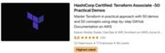 HashiCorp Certified: Terraform Associate - 50 Practical Demos Image