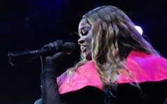 Azealia Banks performs during her concert at the Bataclan venue in Paris on April 12, 2025. (Photo by Xavier Galiana / AFP) Azealia Banks performs during her concert at the Bataclan venue in Paris on April 12, 2025. (Photo by Xavier Galiana / AFP)