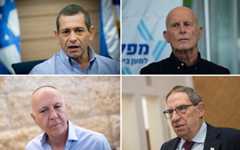(Top L) Nadav Argaman at the Knesset, November 6, 2018 (Hadas Parush/Flash90) and (Top R) Ami Ayalon on March 27, 2023 (Tomer Neuberg/FLASH90) and (Bottom L) Yoram Cohen in Jerusalem, April 8, 2025 (Chaim Goldberg/FLASH90) and (Bottom R) Carmi Gillon in Jerusalem, December 31, 2019. (Yonatan Sindel/Flash90) (Top L) Nadav Argaman at the Knesset, November 6, 2018 (Hadas Parush/Flash90) and (Top R) Ami Ayalon on March 27, 2023 (Tomer Neuberg/FLASH90) and (Bottom L) Yoram Cohen in Jerusalem, April 8, 2025 (Chaim Goldberg/FLASH90) and (Bottom R) Carmi Gillon in Jerusalem, December 31, 2019. (Yonatan Sindel/Flash90)