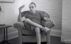 Author Gary Shteyngart holds a cucumber in the short documentary "The Man Who Got Cut Wrong." (Screenshot via 'The New Yorker' on YouTube) Author Gary Shteyngart holds a cucumber in the short documentary "The Man Who Got Cut Wrong." (Screenshot via 'The New Yorker' on YouTube)