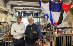Edgar Laloum (R) and Radjaa Aboudagga founders of the restaurant "Sababa, le goût de la paix" (Sababa, the Taste of Peace) pose for a picture during the opening of the restaurant in Paris on October 11, 2025. (Antoine BOYER / AFP) Edgar Laloum (R) and Radjaa Aboudagga founders of the restaurant "Sababa, le goût de la paix" (Sababa, the Taste of Peace) pose for a picture during the opening of the restaurant in Paris on October 11, 2025. (Antoine BOYER / AFP)